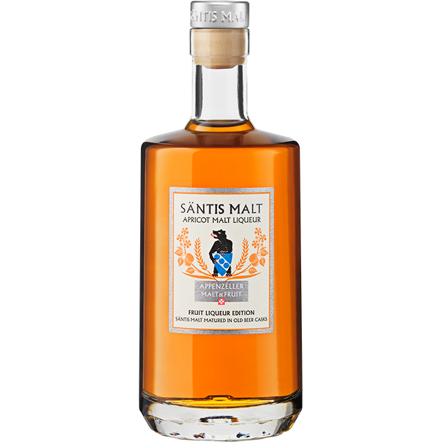 Säntis Malt Apricot Malt Liqueur – 50cl Whiskyflasche